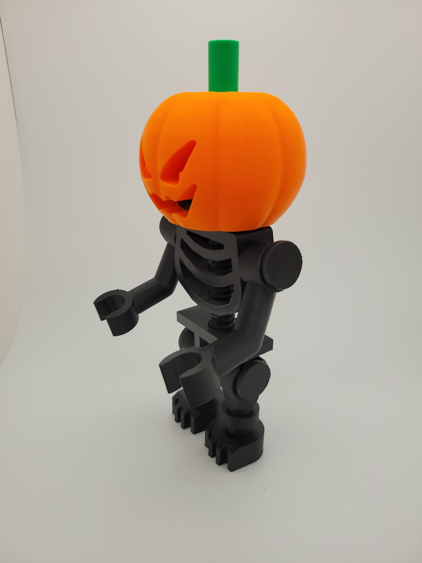 Pumpkinhead Skeleton - Big Brick Figure