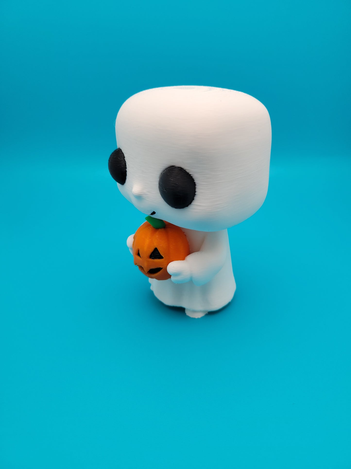 Ghost with Pumpkin - Funko-syle Fig