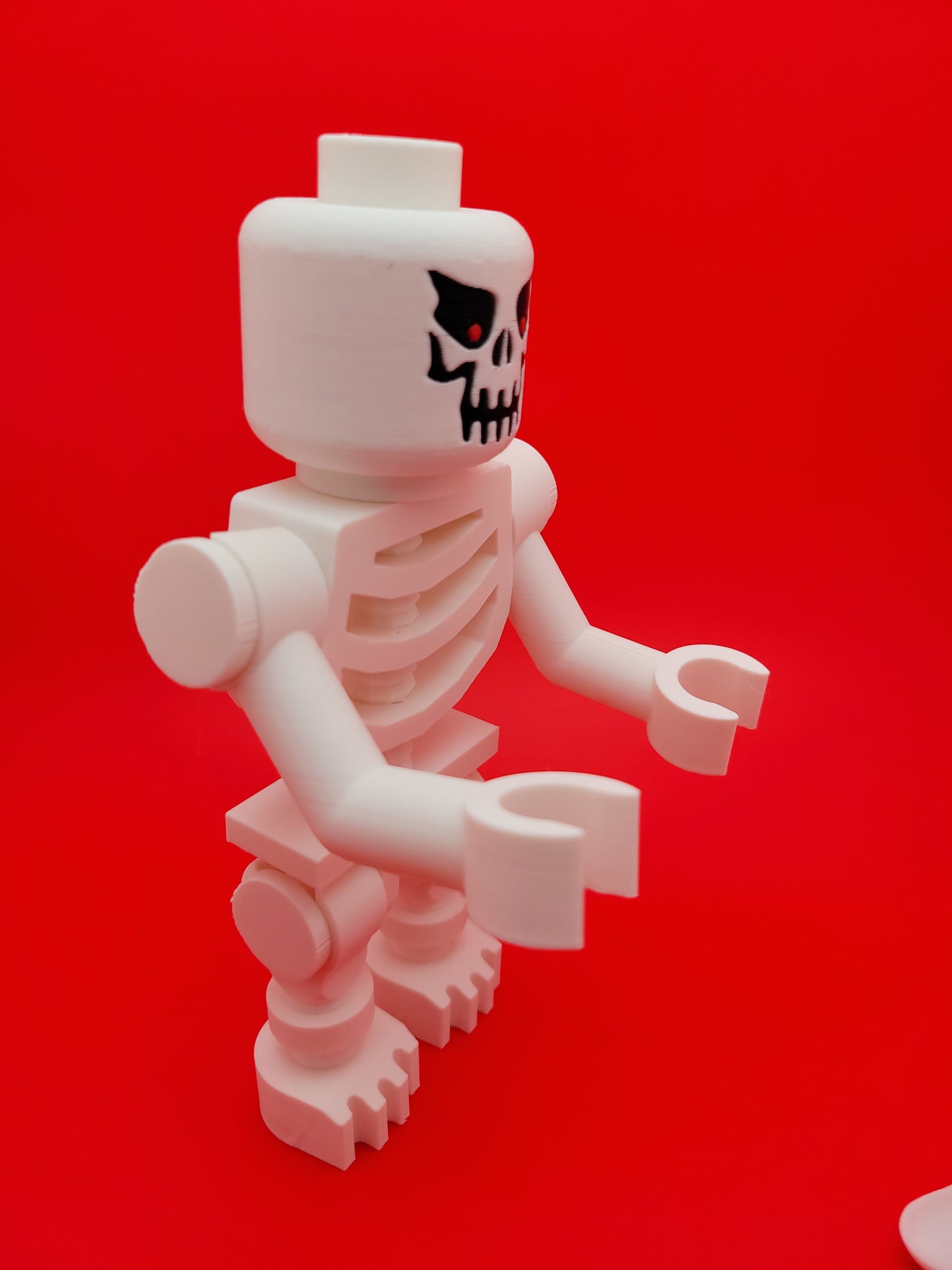 Skeleton - Angry Face Big Brick Figure