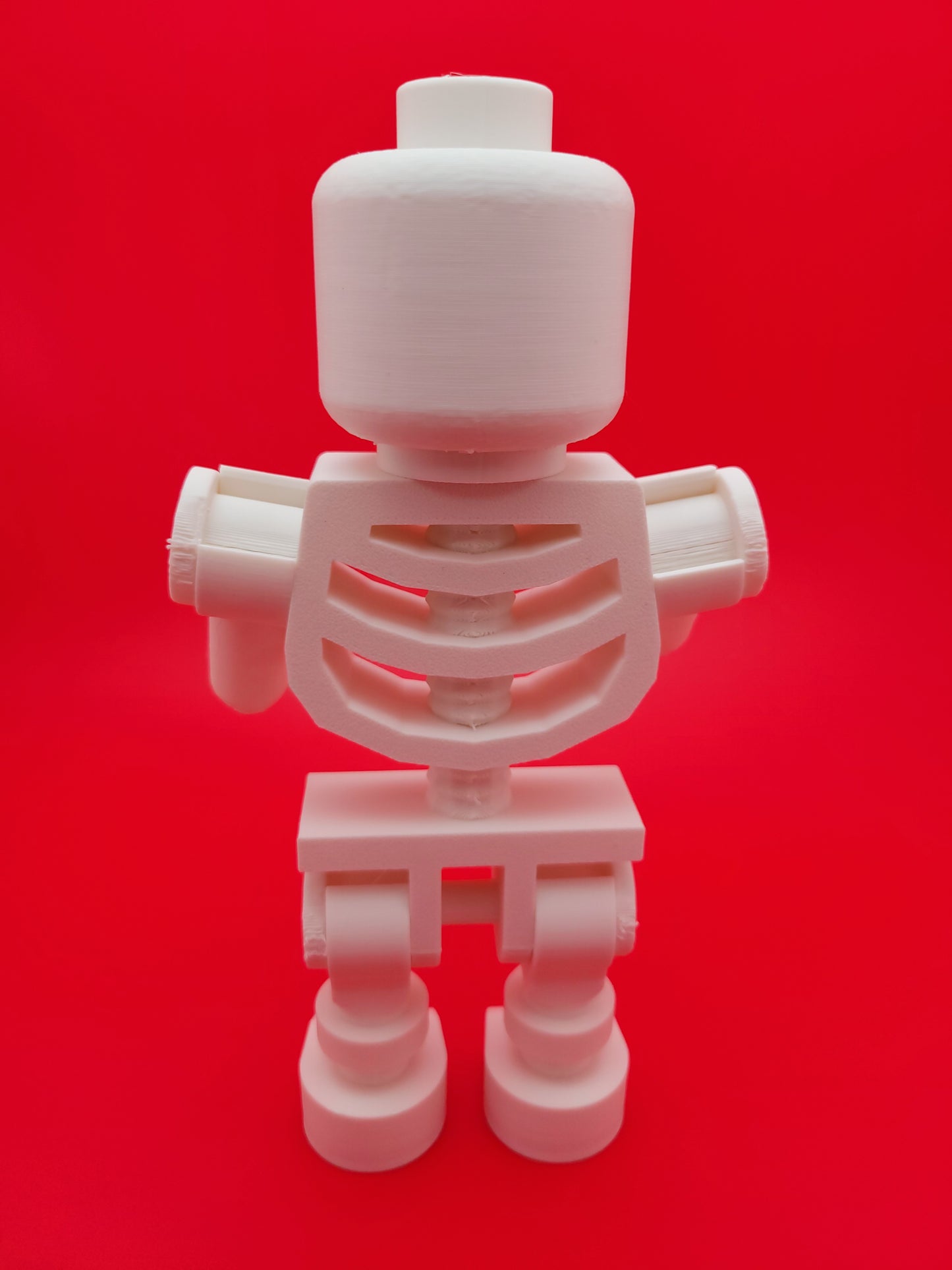 Skeleton - Angry Face Big Brick Figure