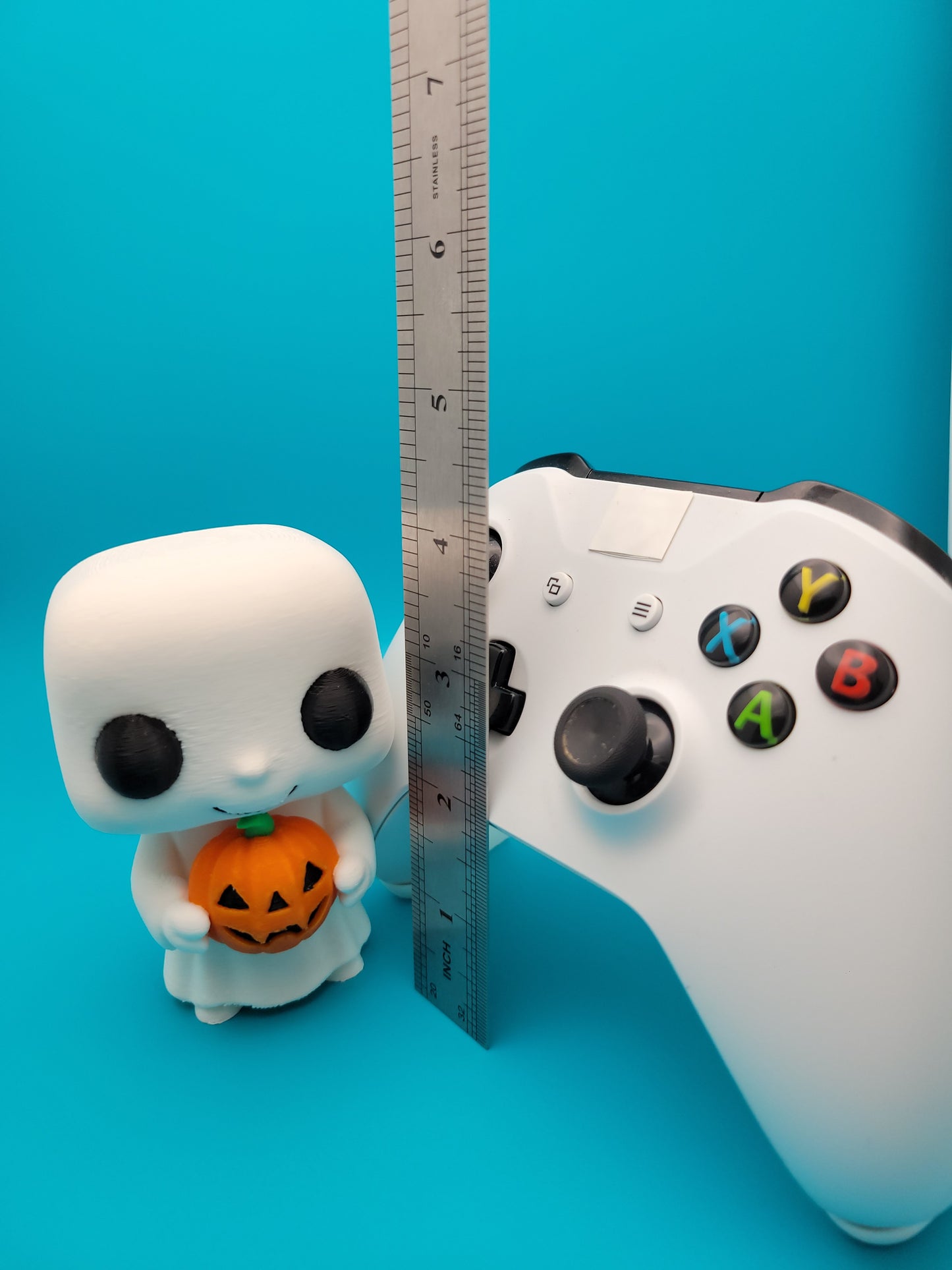 Ghost with Pumpkin - Funko-syle Fig